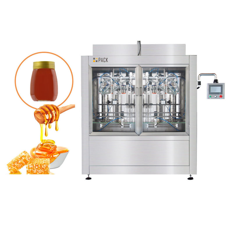 Automatic Servo Motor 500ml Filling Machines Honey For Glass Jar Driver