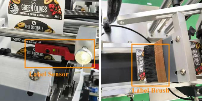 Automatic PLC Control Flat Surface Bottle Labeling Machine For Top And ...