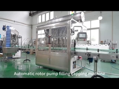 automatic viscous liquid rotor pump fillng capping machine