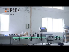 Automatic wrap around sauce honey round bottle labeler machine for glass plastic labeling machine