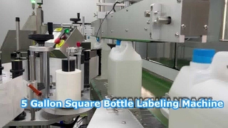 Automatic Double Sides 5 Gallon Square Bottle Labeling Machine