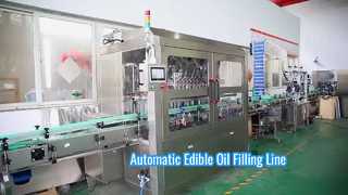 Automatic Edible Palm Oil Filling and Pressing Machine for Bottle
