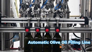 Automatic Olive Oil Filling Capping Labeling Machine Olive Oil Filling Line