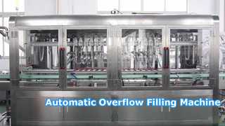 Automatic Overflow Filling Machine for Thin Liquid
