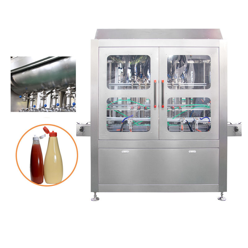 Automatic 50g 250g Small Glass Jar Filling Machine Chocolate Spread