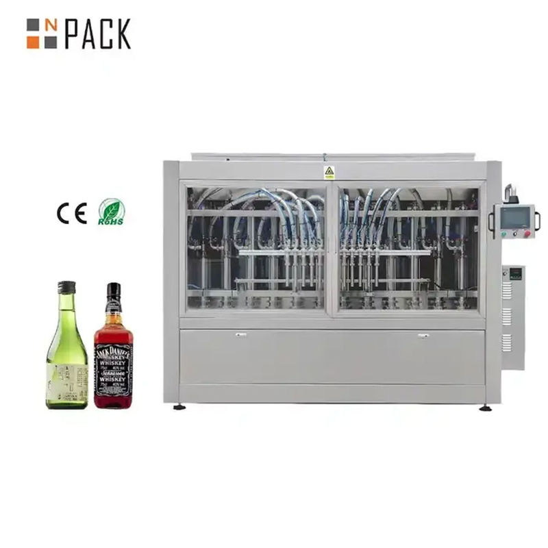 Automatic 500ML 1L Glass Bottle Alcohol Filling Machine Liquor Bottling Equipment
