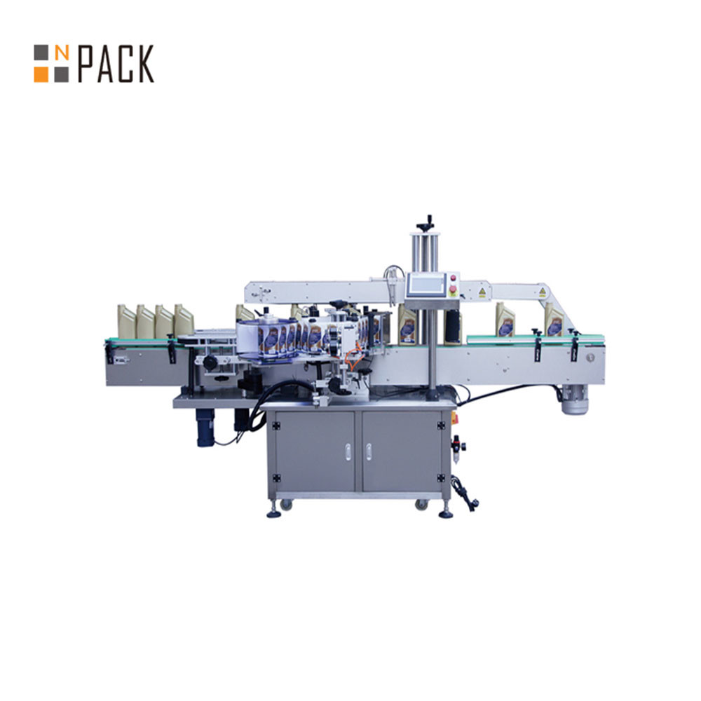 Automatic High Speed Double Side Sticker Label Applicator Machine For Jars