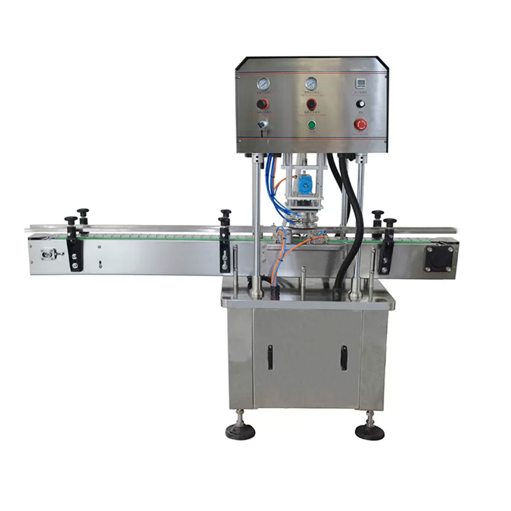 Automatic Glass Jar Vacuum Capping Machine Single Head Sauce Jam Paste ...