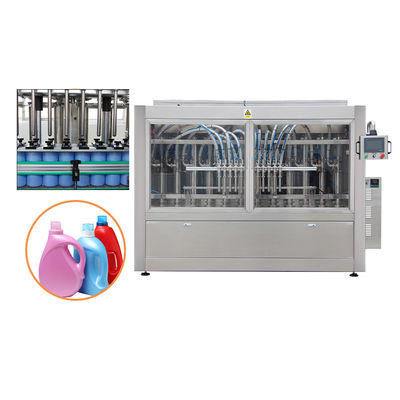 Automatic1l 5l Pail Plc Control Liquid Detergent Filling Machine