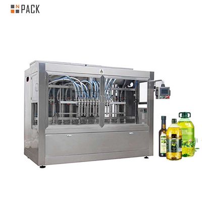 Automatic High Speed Piston Pump Olive Oil Bottling Filling Machine For Glass Bottle