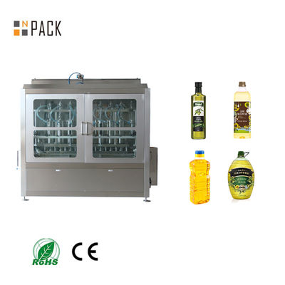 Automatic Volumetric Piston Pump Olive Oil Filling Machine For Glass Bottle