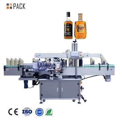 Automatic Two Sides Square Bottle Sticker Labeling Machine