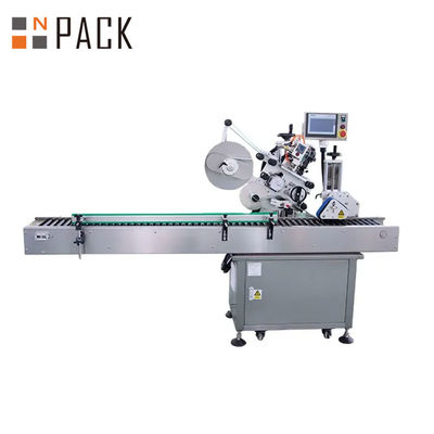 Automatic Horizontal Labeling Machine for 10ml Bottles with PLC Control and Stainless Steel 304/316 Construction