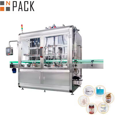 NPACK Automatic High Viscous Cream Bottle Sauce Jar Rotor Pump Filling Machine