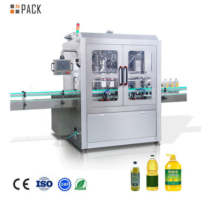 Npack Automatic Piston Pump Linear 100ml-5000ml Groundnut Oil Filling Machine For Bottle
