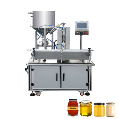 Npack Automatic Single Nozzle Jam Honey Paste Pump Glass Jar Filling Machine For Jars