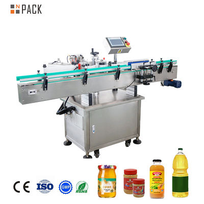 High Speed Round Bottle Labeling Machine With PLC Control And 40-150 PCS/Min Labeling Speed