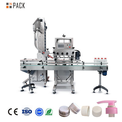 Npack Full Automatic Wine Liquor Spray Perfume Bottle Capping Machine with PLC Control
