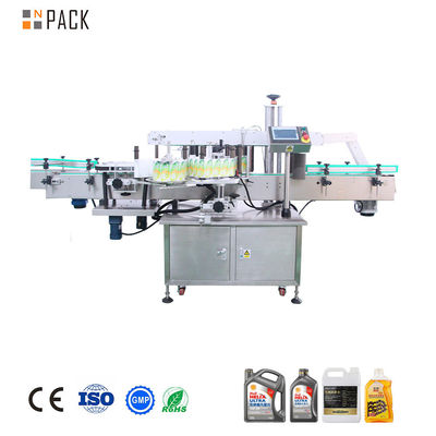 High Speed Automatic Self-adhesive Labeling Machine for  Double Two Side Square Flat Plastic Glass Bottles