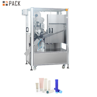 Npack Cosmetic Face Cream Toothpaste Aluminum Round Tube Labeller Machine Plastic Soft Tube Labeling Machine